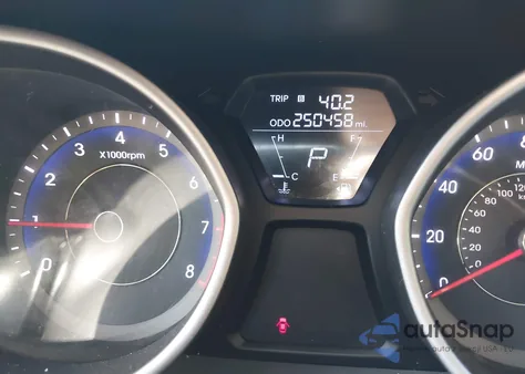 2012 Hyundai Elantra Gls (Ulsan Plant) from USA, damaged, VIN KMHDH4AE1CU206626